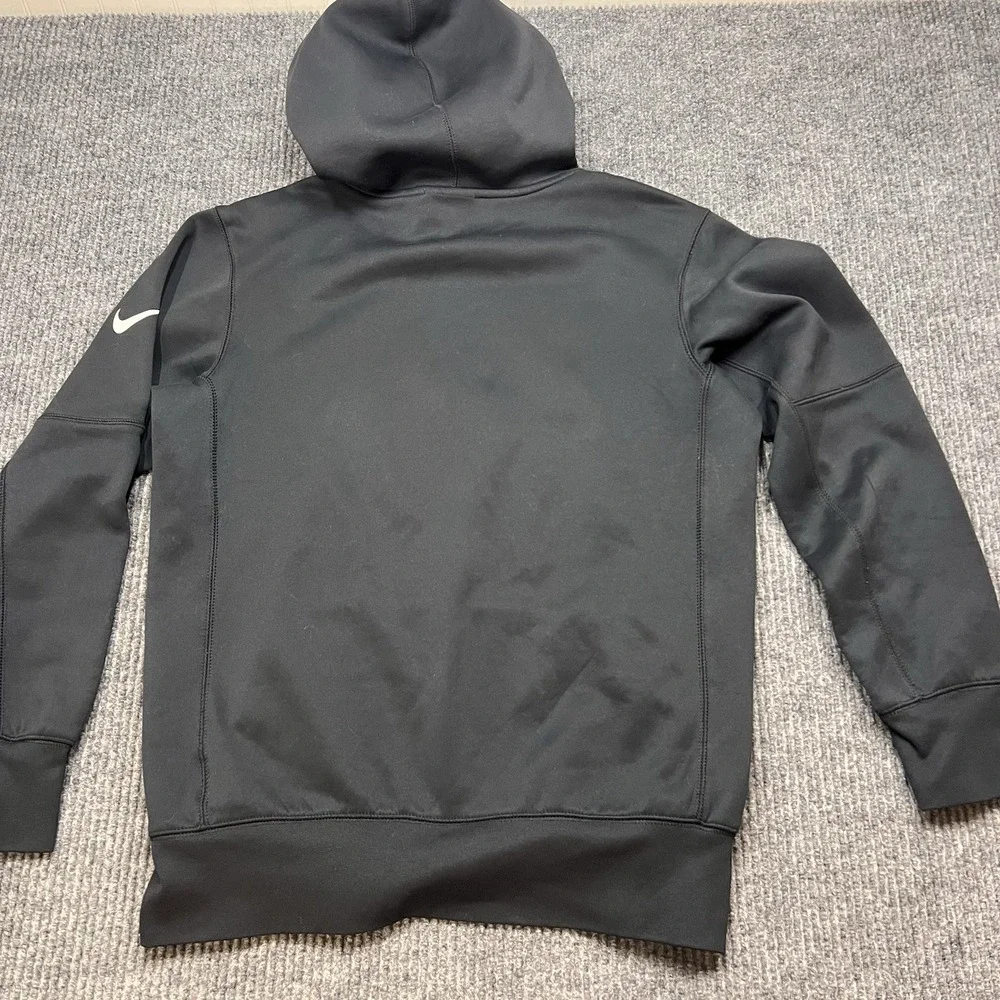 Nike New Orleans Saints NOLA Sweatshirt Hoodie Mens Medium Black Dri Fit Therma‎